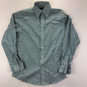 Southern Marsh Green and Blue Checkered Button Down Shirt
